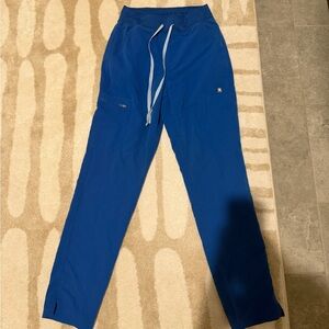 Figs royal blue scrub pants